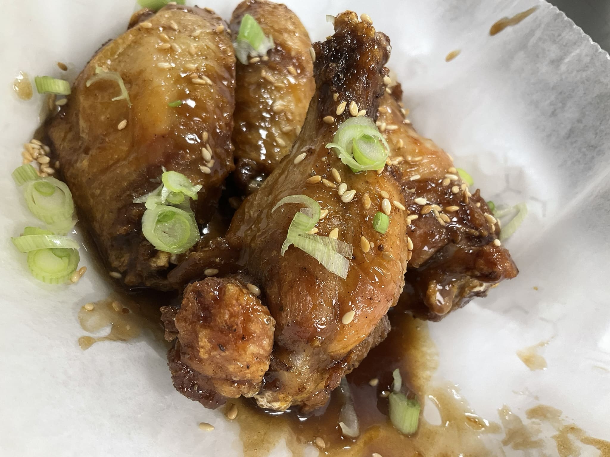 Chicken wings availiable in bone-in or boneless from Argyle Main Street Variety
